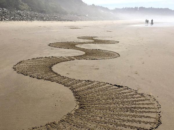 Sand Drawing Manzanita